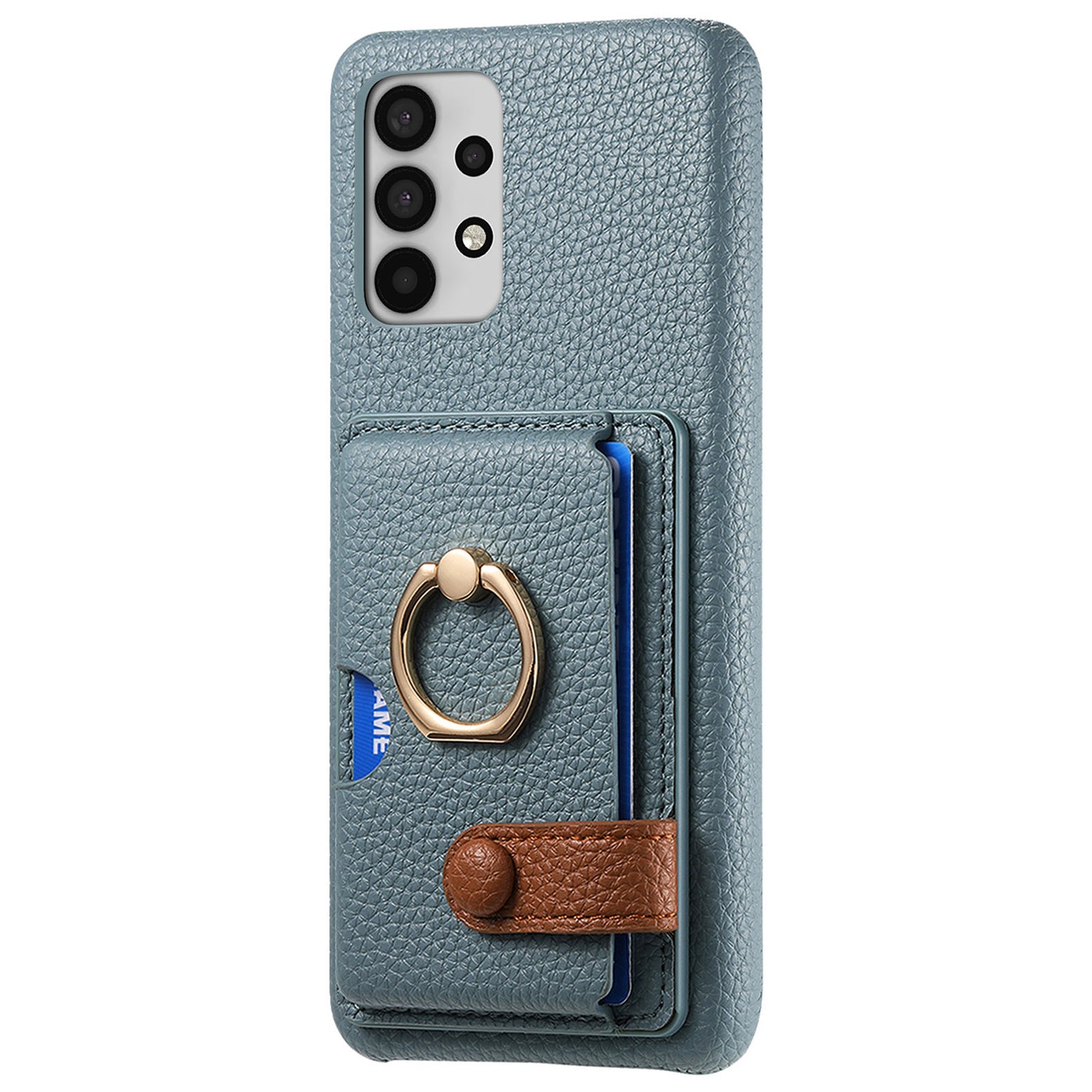 Y2 For Samsung Galaxy A32 4G (EU Version) Ring Kickstand Case Card Holder Phone Cover Y2 For Samsung Galaxy A32 4G (EU Version) Ring Kickstand Case Card Holder Phone Cover